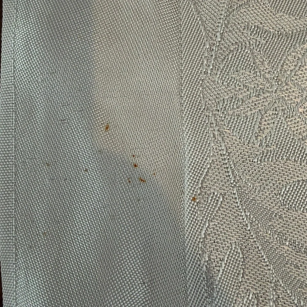 Vintage Damask Tablecloth Scottish Thistle Embroidered 48